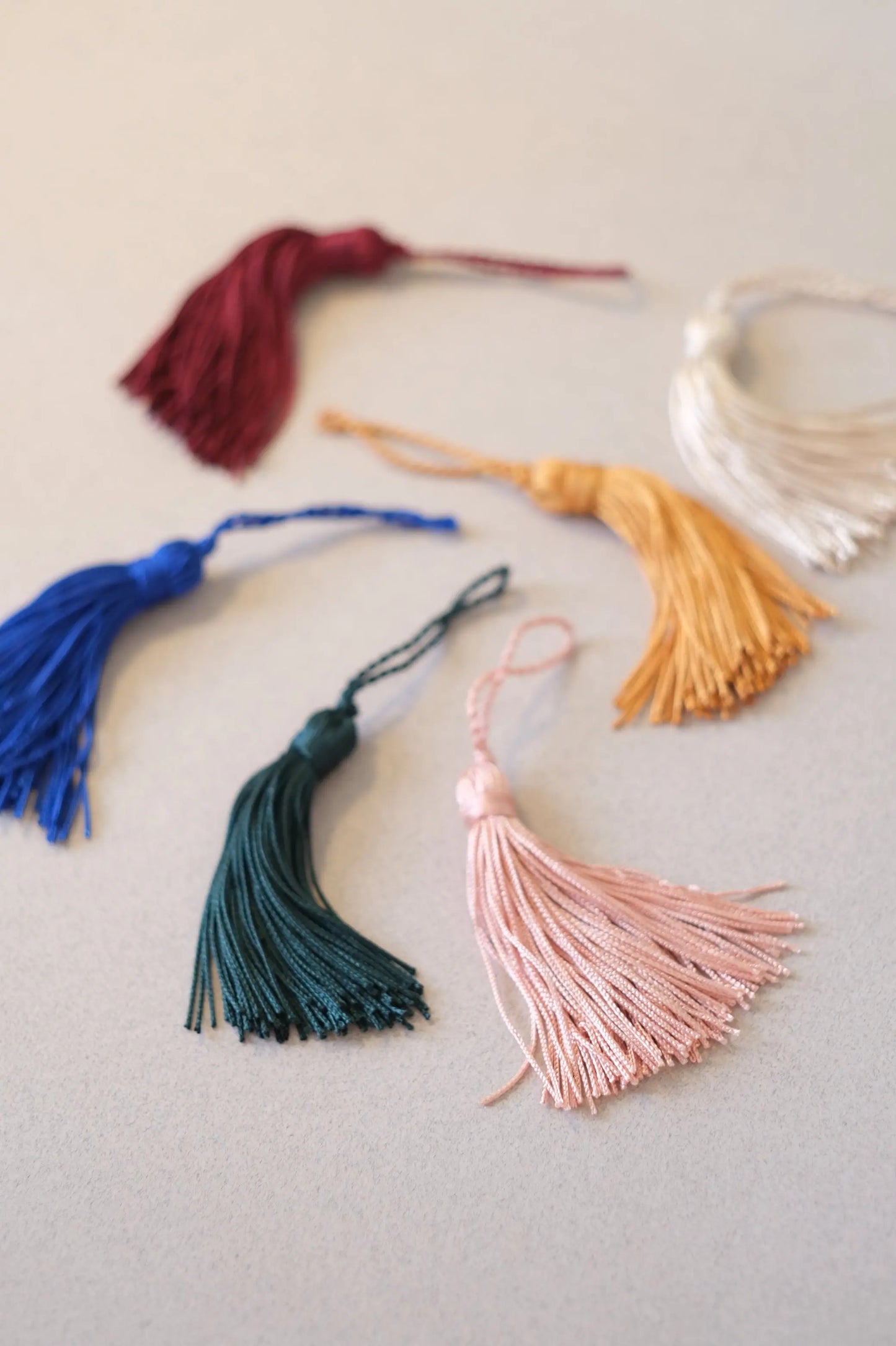 Borla de seda Verde ràfega Borla de seda