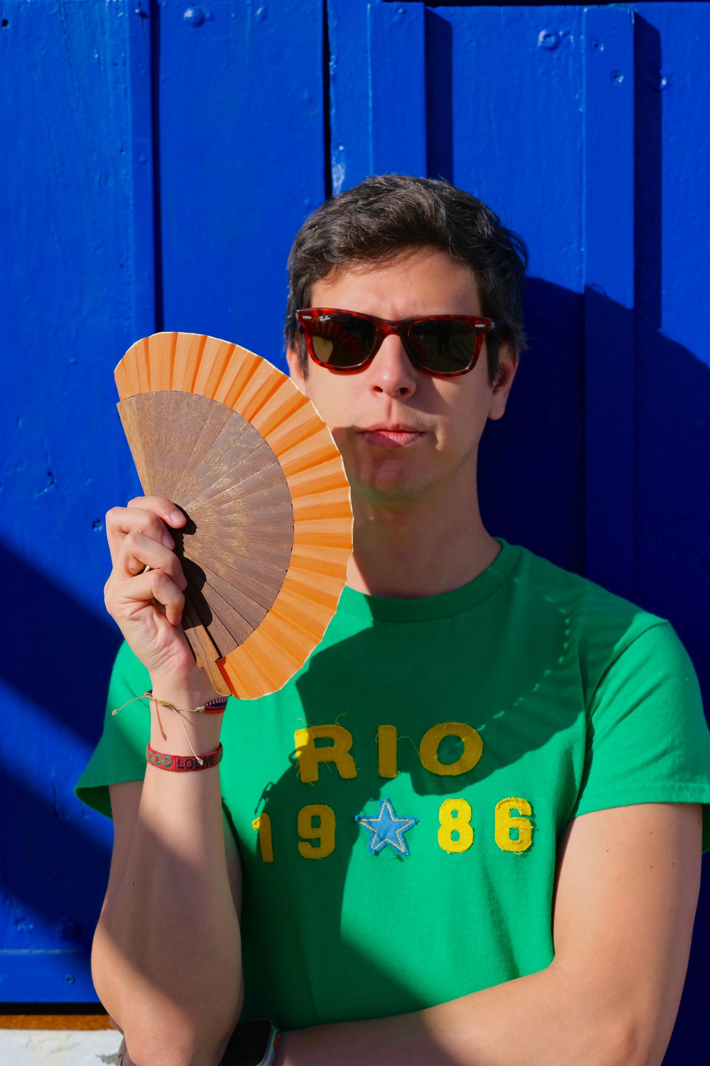 Abanico Petitó Naranja ràfega Abanico