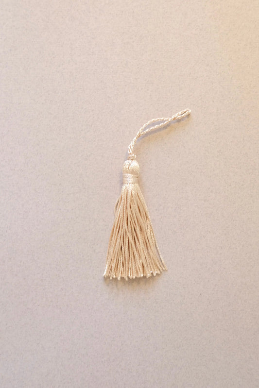 Borla de seda Beige ràfega Borla de seda 