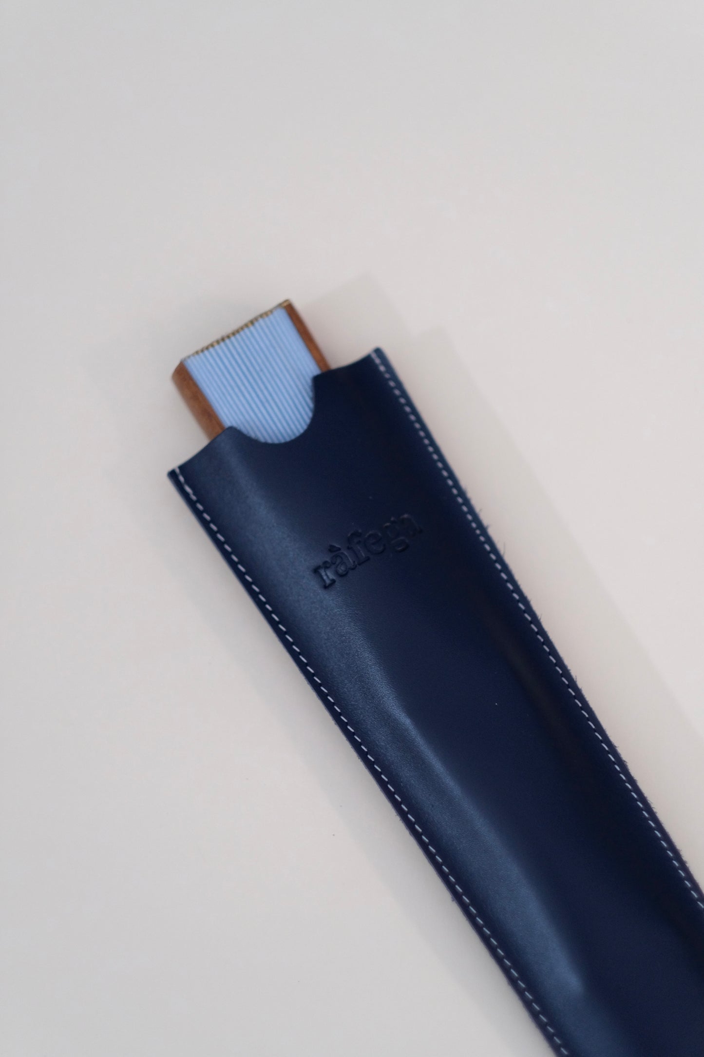 Leather Case - Navy Blue