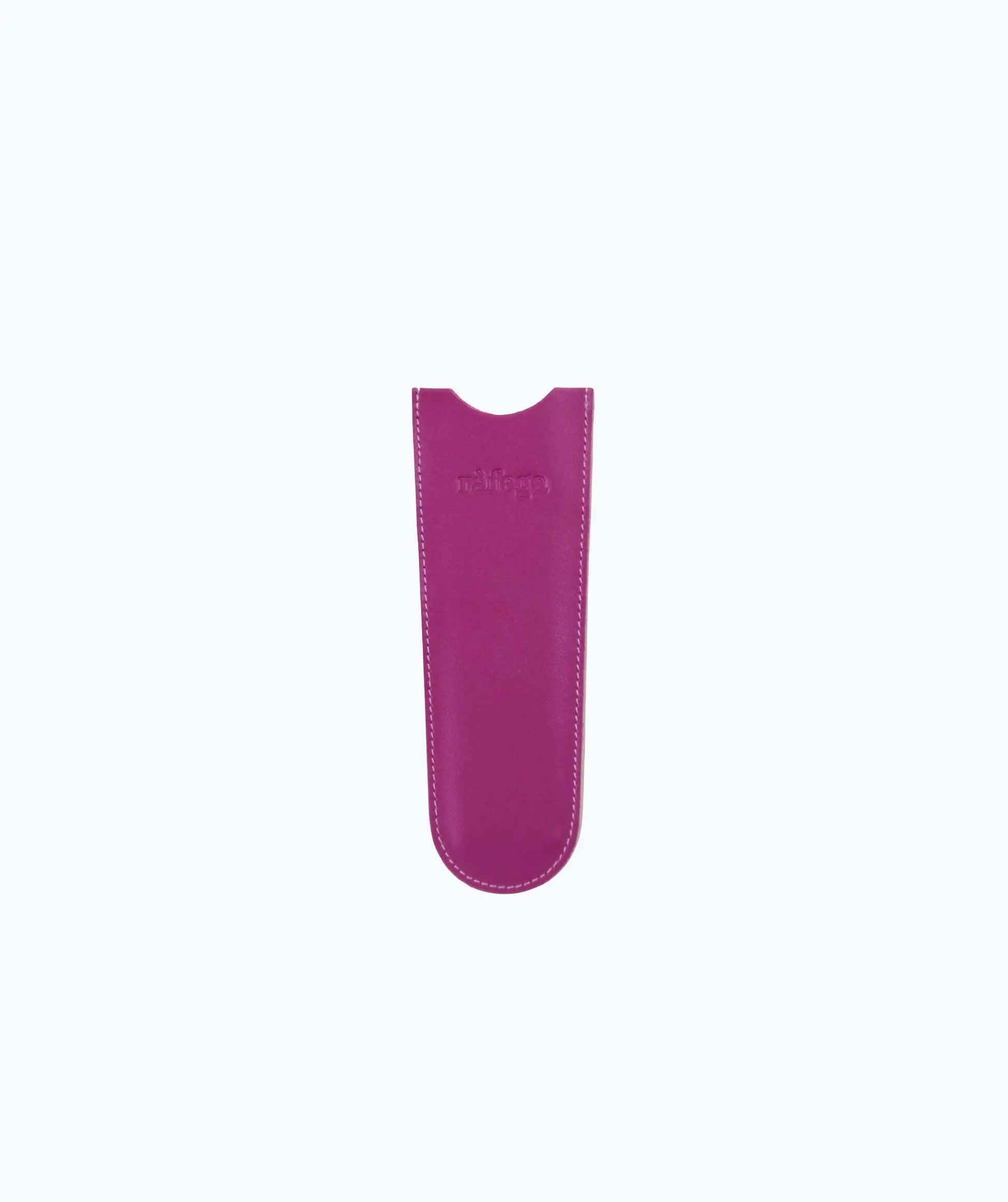 Funda de piel abanico petitó - Buganvilla ràfega Funda Cuero 