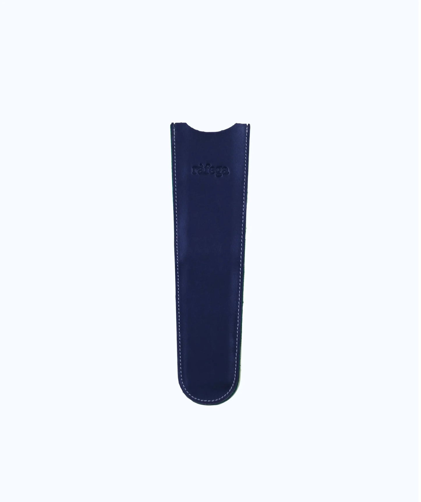 Funda de piel abanico - Azul Oscuro ràfega Funda Cuero 