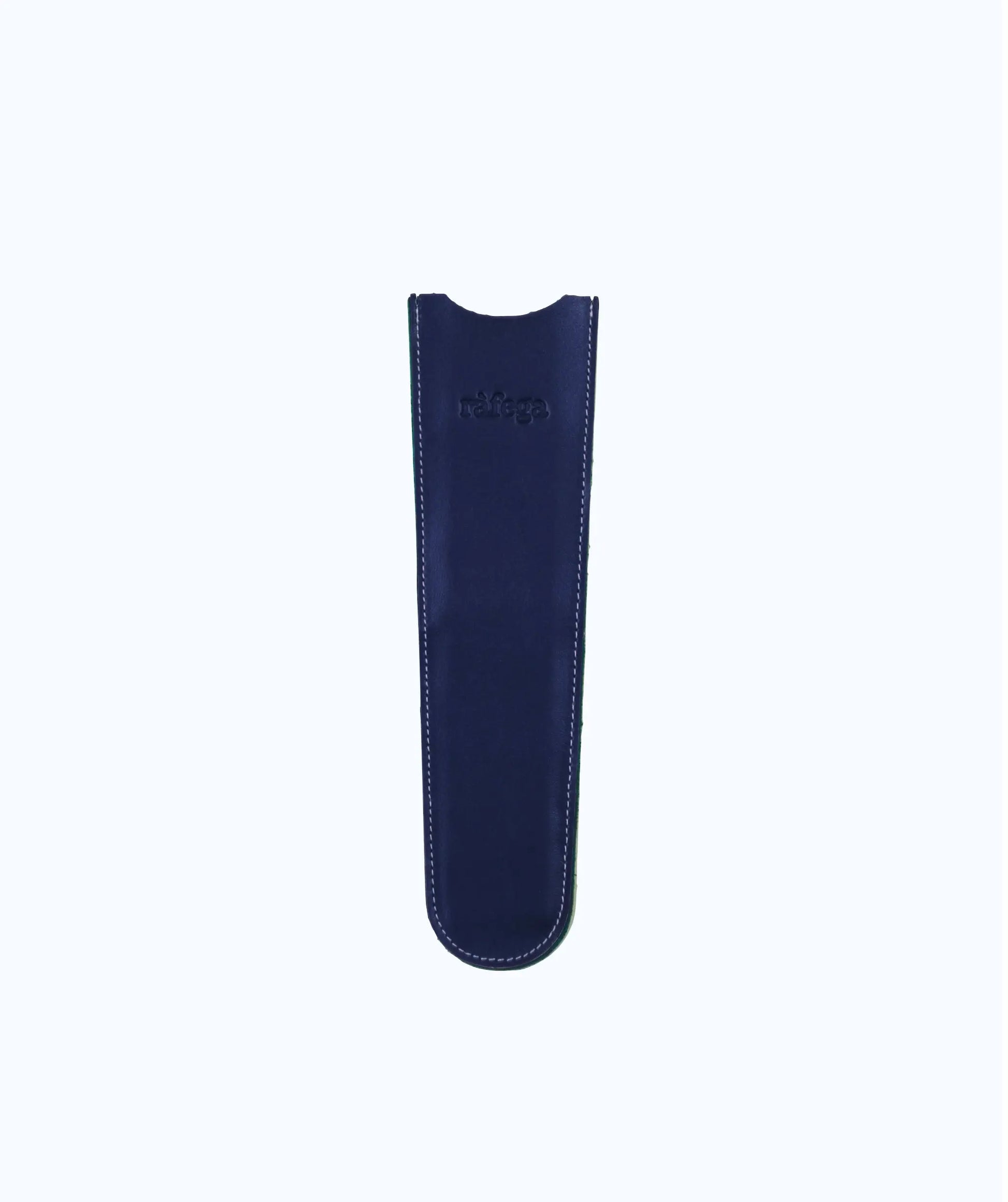 Funda de piel abanico - Azul Oscuro ràfega Funda Cuero 