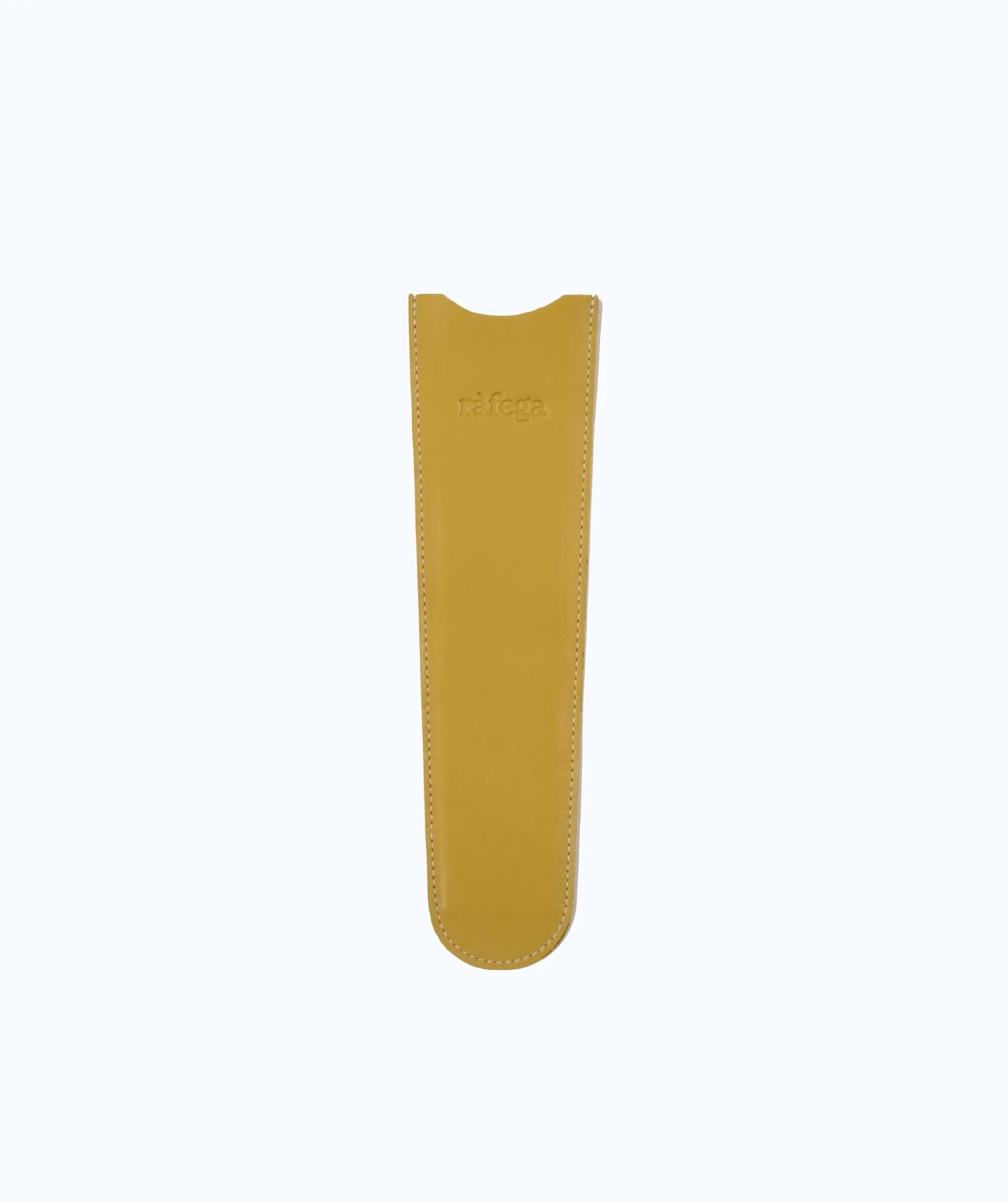 Funda de piel abanico - Mostaza ràfega Funda Cuero 