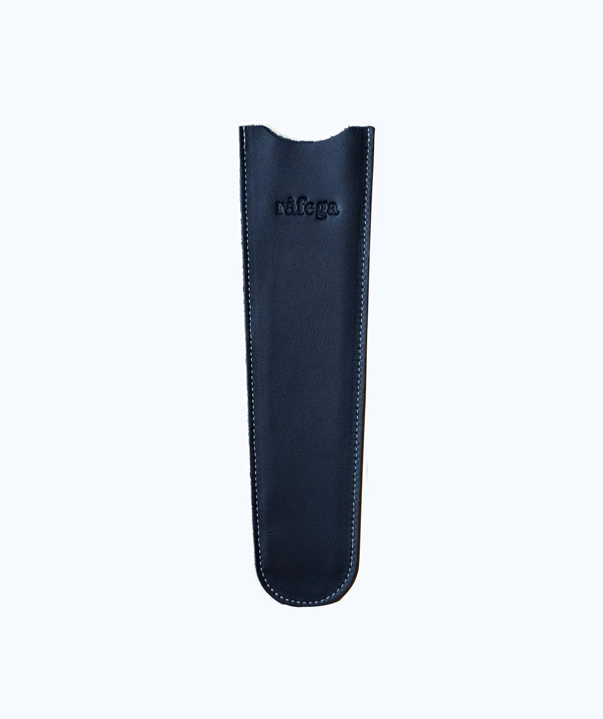 Funda de piel abanico - Azul Oscuro
